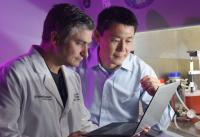 Dr. Baran Sumer and Dr. Jinming Gao, UT Southwestern Medical Center