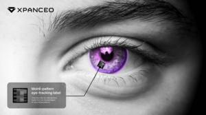 Moiré-pattern eye-tracking label