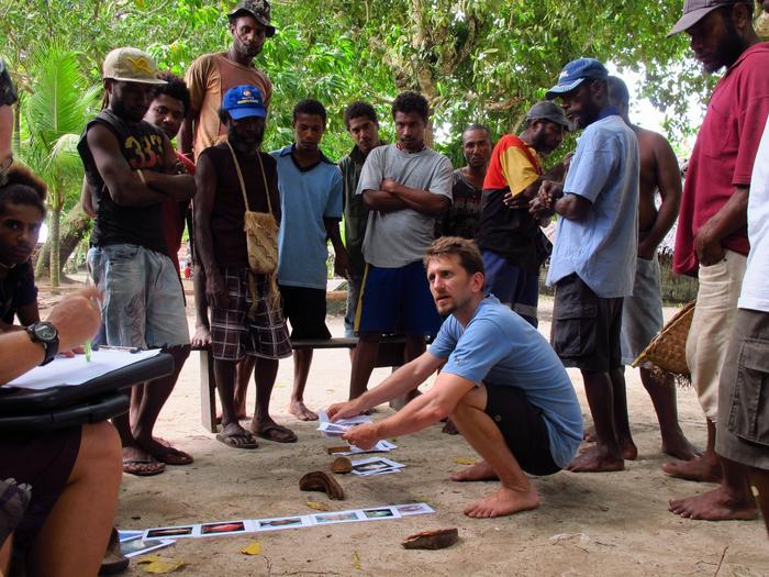 Professor Josh Cinner in Papua New Guinea