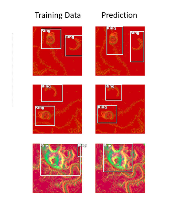 Machine learning shell rings