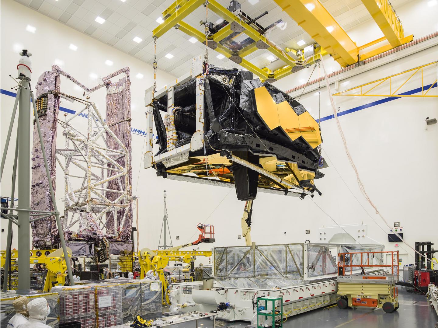 JWST Removal of Optics and Science Instruments