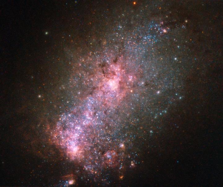 Hubble Views a Galaxy Fit to Burst