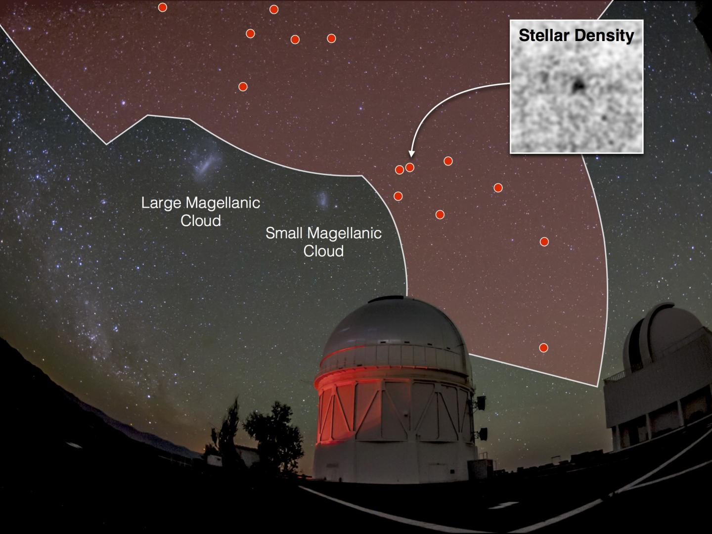 Map of New Galaxy Candidates