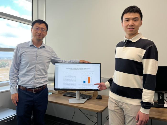 Texas A&M researchers Dr. Tianbao Yang and graduate student Xiyuan Wei
