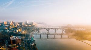 Foggy morning at the University of Tennessee