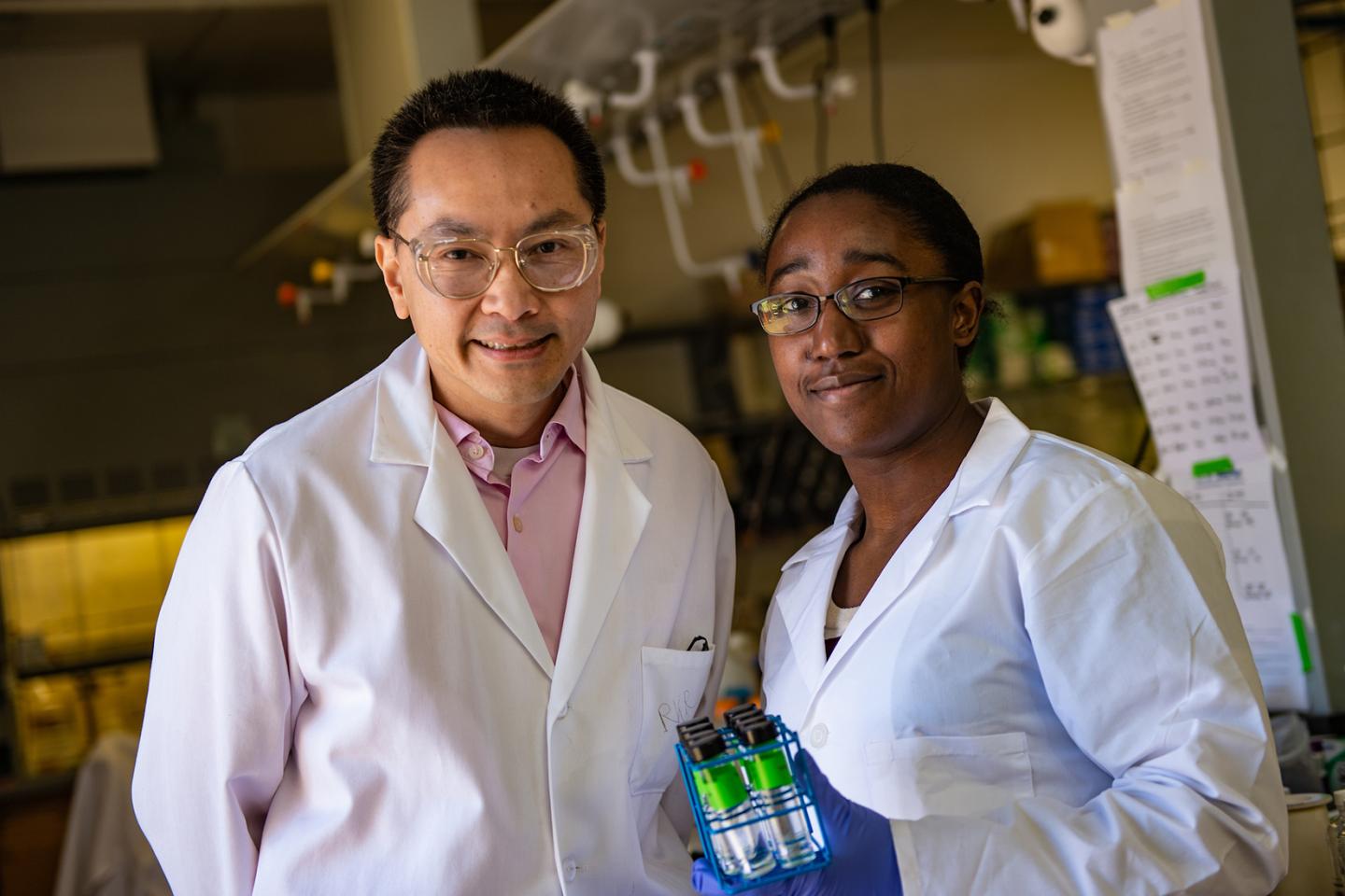 Mike Wong and Chelsea Clark, Rice University