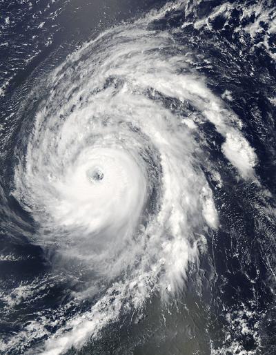 NASA's MODIS Instrument Sees Bill's Clouds