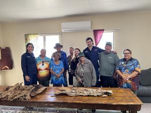The research team with local First Nations custodians
