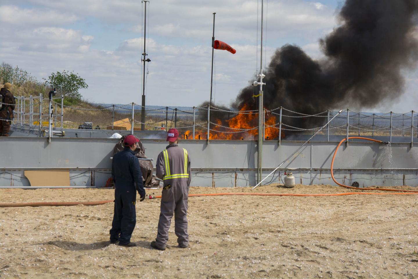 Burn Test of the WPI Flame Refluxer