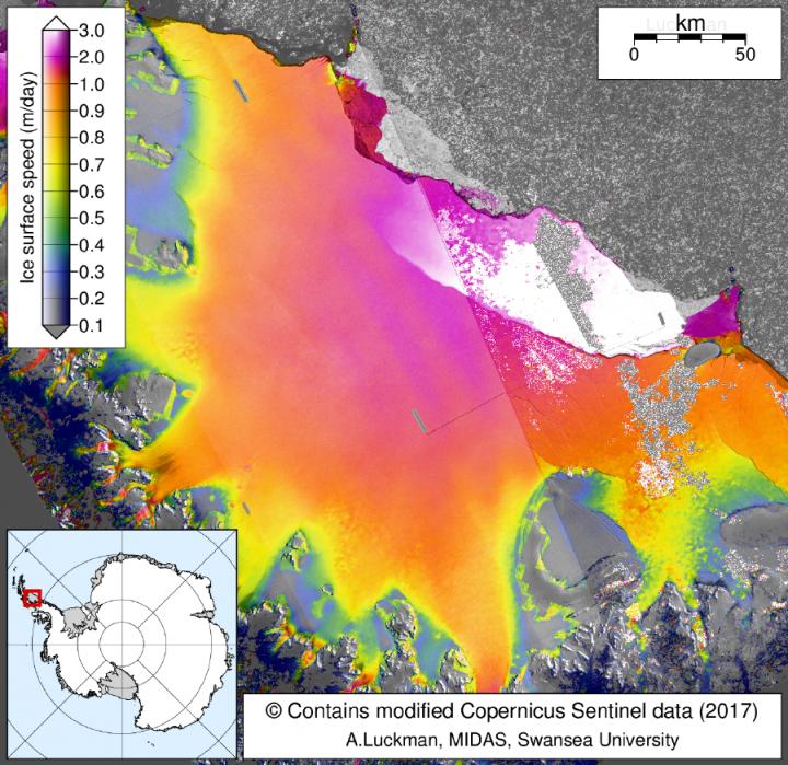 Ice Flow Velocities 