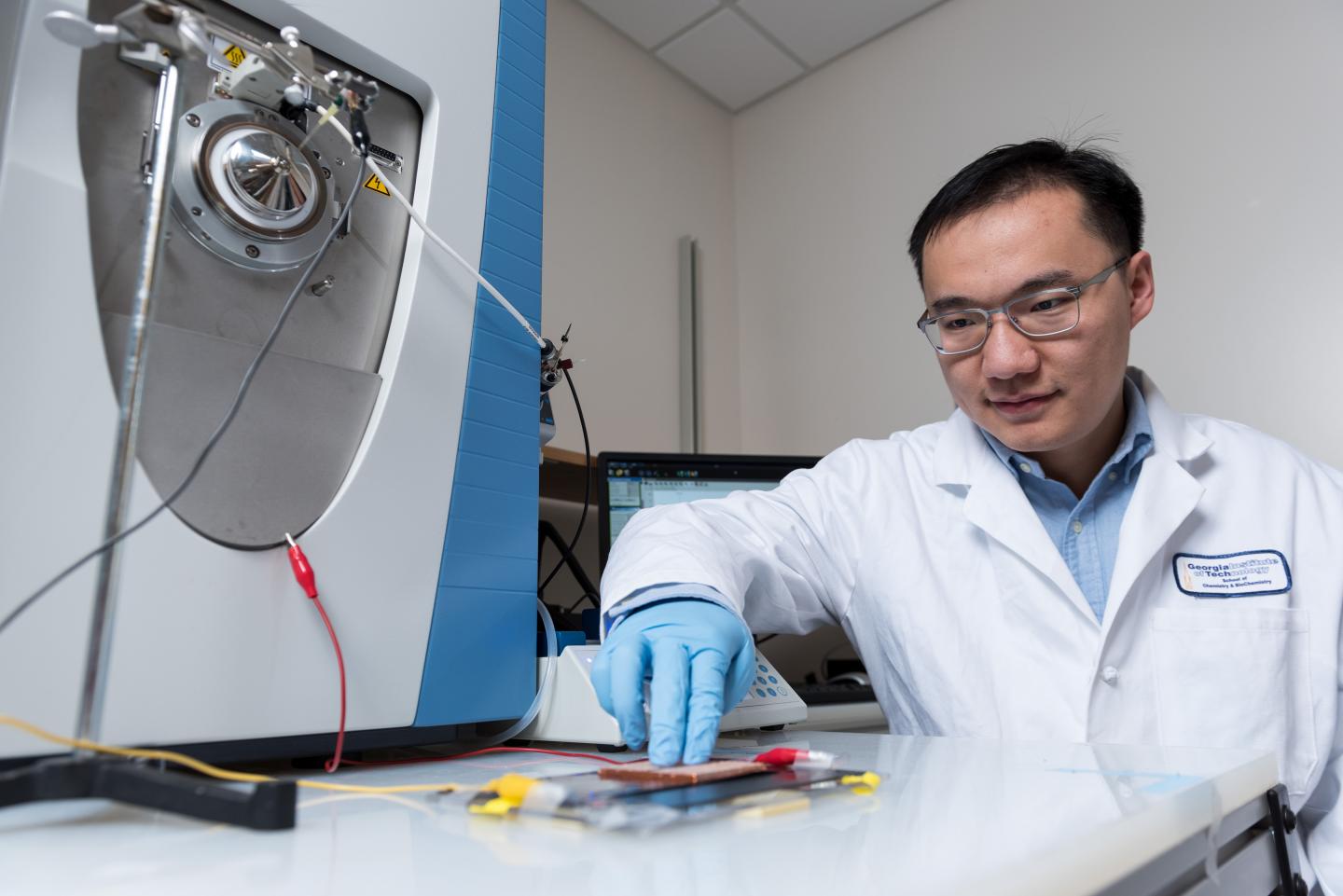 Triboelectric Nanogenerator and Mass Spec