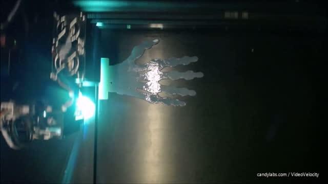 Human-like Skeleton Hand Plays the Piano Using a 'Passive' Technique (5 of 7)