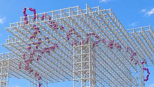 COBRAS focuses on an intelligent robot swarm for circular lightweight construction.