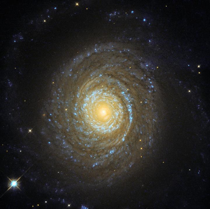 Hubble's Cool Galaxy with a Hot Corona