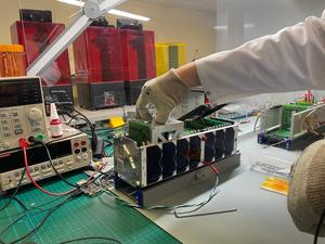 AI attitude controller in satellite