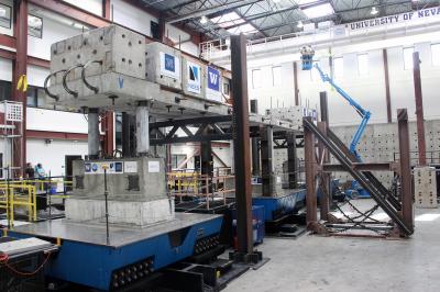 Big Bridge Gets Big Shakes in University of Nevada, Reno Earthquake Engineering Lab