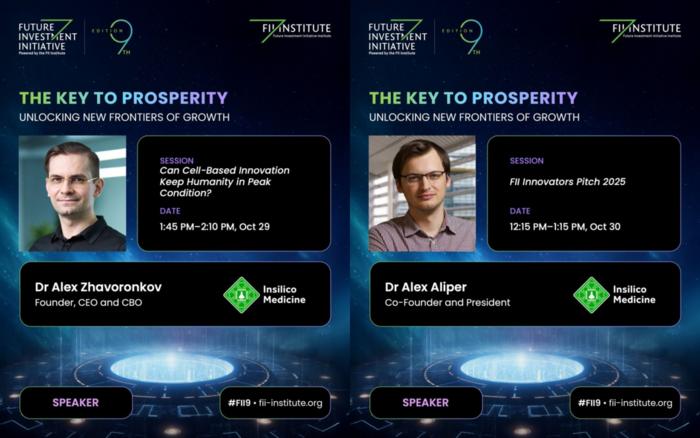 AI Power for Future Growth: Insilico Leadership Team to Speak at FII 2025