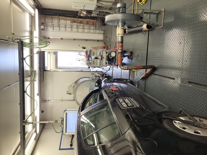 Measurements on the roller test benches at TU Graz.