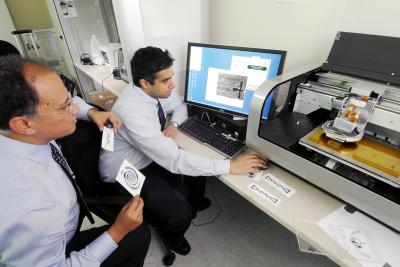Manos Tentzeris and Rushi Vyas, Georgia Tech