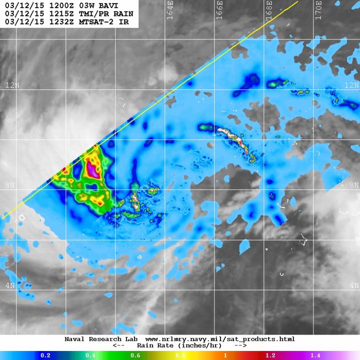 TRMM Image of Bavi
