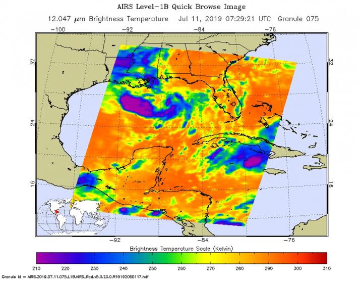 AIRS Image of Barry [IMAGE] | EurekAlert! Science News Releases