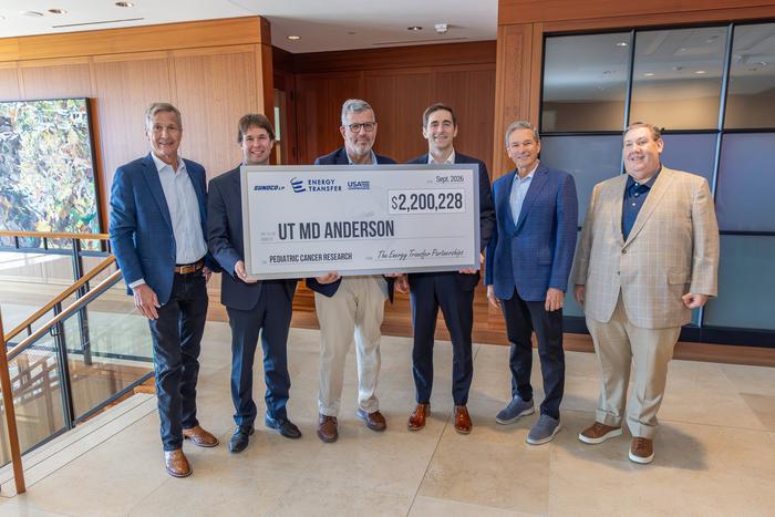 Energy Transfer and Sunoco donate $2.2 million to support pediatric cancer research at UT MD Anderson