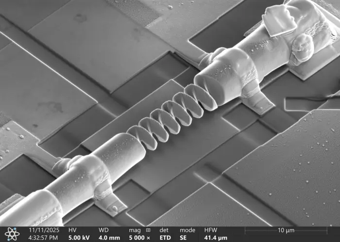 Image of a device made with the new method