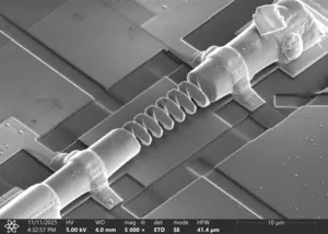 Image of a device made with the new method