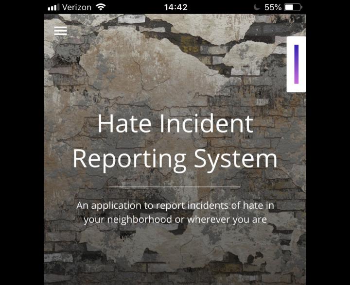 Hate Incident Reporting System