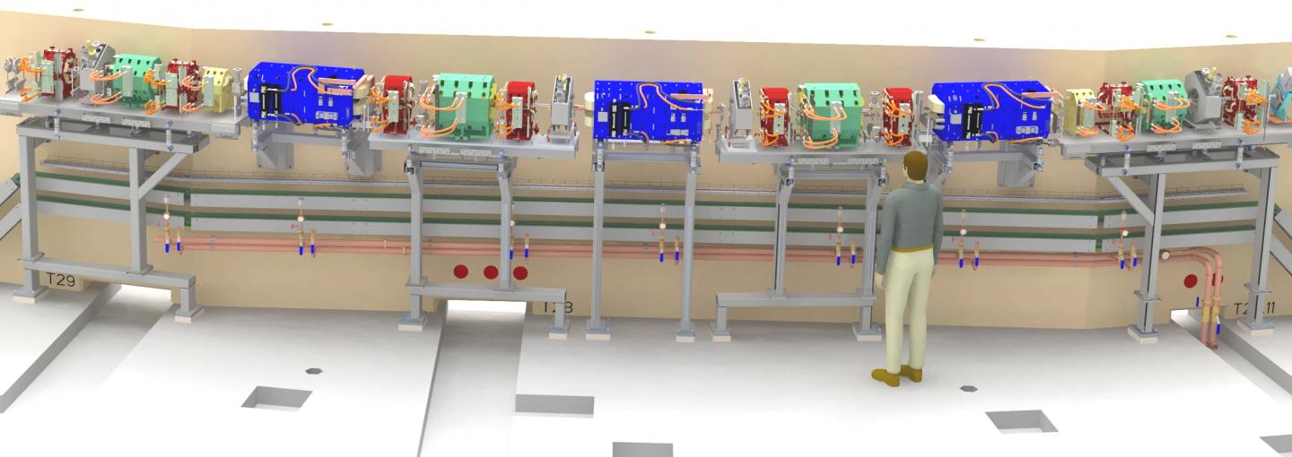 Rendering of Assembled Accumulator Ring Section