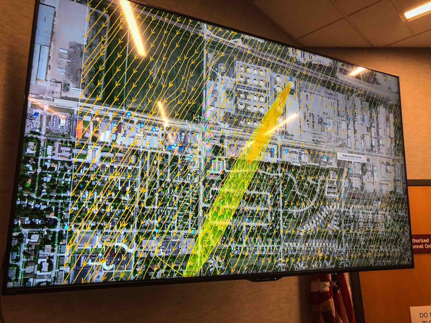 Smoke Plume Model in the West Fargo Emergency Operations Center