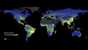Map of global arbuscular mycorrhizal fungi hotspots