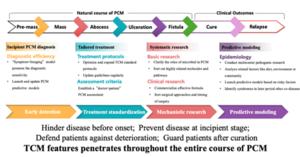 An overview of the scientific contribution of TCM in the course of PCM