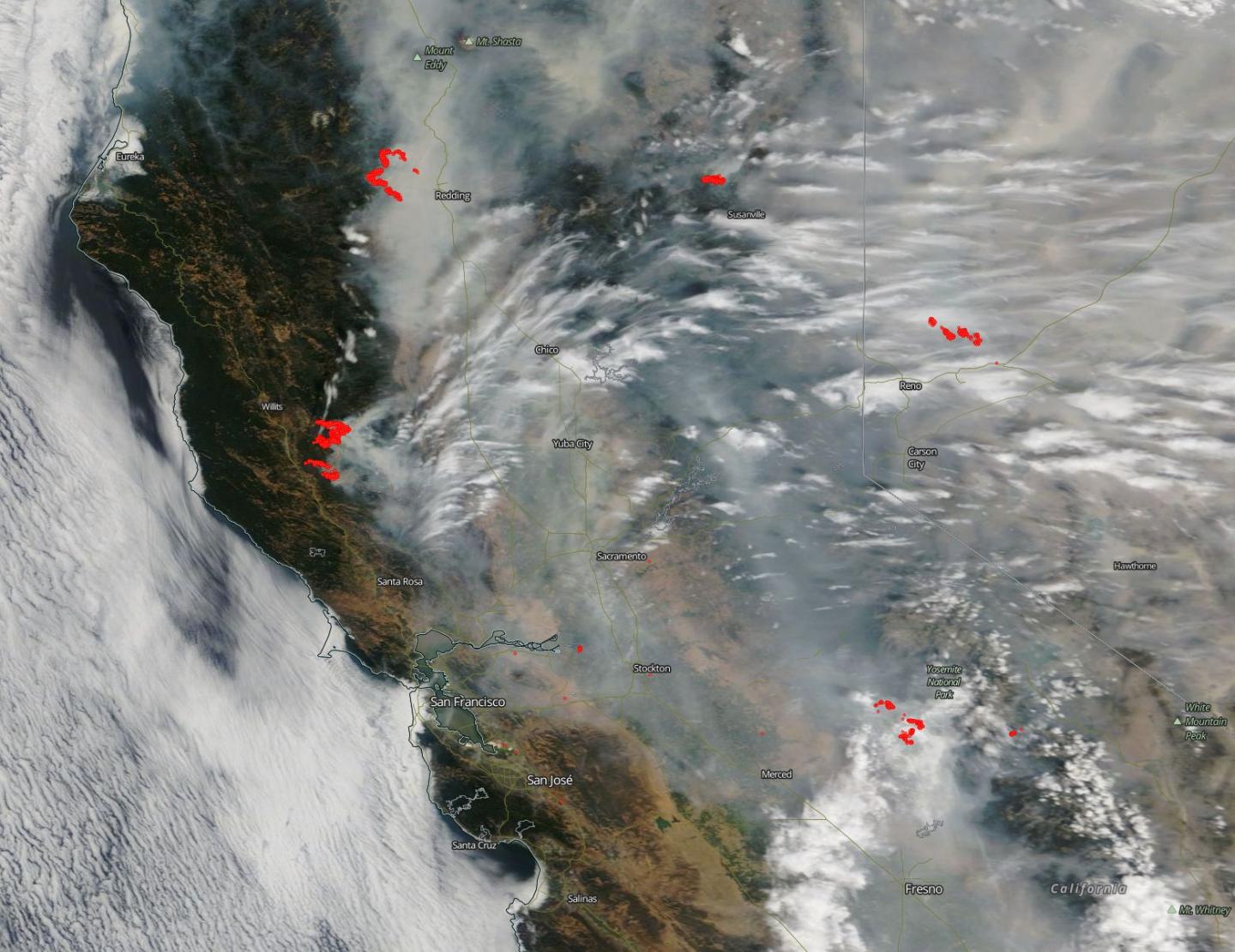 Raging California Fires