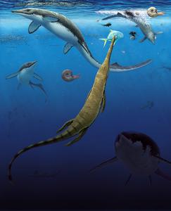 Earliest Oceanic Tetrapod Ecosystem