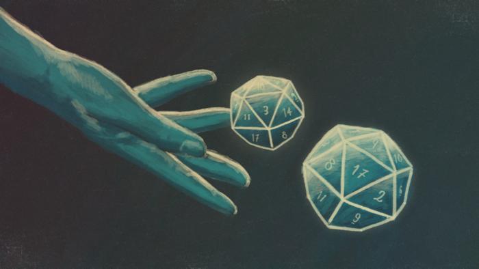 Rolling dice