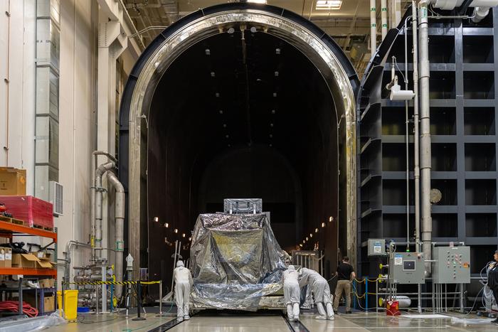 Roman WFI in Ball thermal vacuum chamber