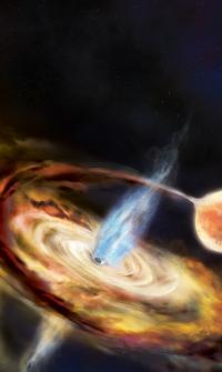 Black Hole MAXI J1820+070 (Illustration)