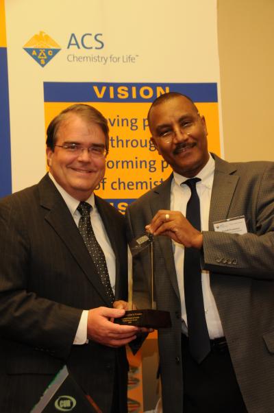 2010 Public Service Award from American Chemical Society (1 of 2)