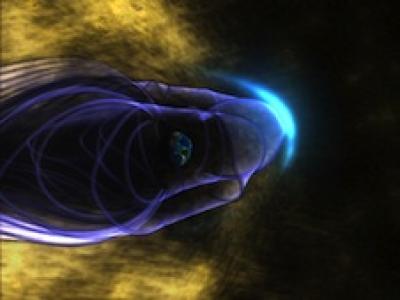 Artist's Concept of the Earth's Global Magnetic Field