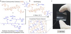 The new carboxymethyl cellulose supramolecular plastic (CMCSP)