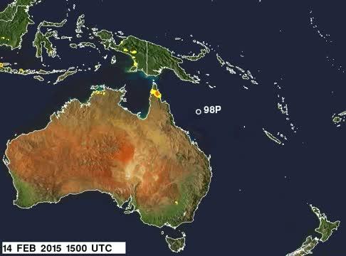 Animation of Flood Potential from 2 Australian Tropical Cyclones