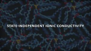 State-independent ionic conductivity.