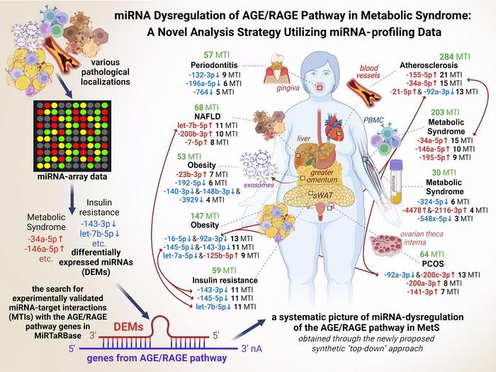 miRNA Dysregulation of AGE/RAGE Pathway in Metabolic Syndrome: A Novel Analysis Strategy Utilizing miRNA-profiling Data