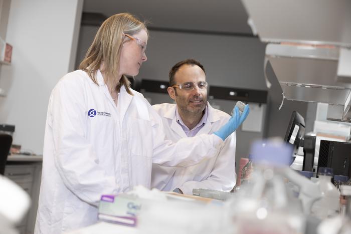 Dr Amelia Parker and Professor Thomas Cox, from the ACRF MATRIX leadership team at Garvan