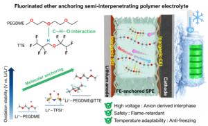 Photograph of Solid Polymer Electrolyte Research Results with Improved Performance by Interaction of Fluorine Additives and Polymer Electrolytes