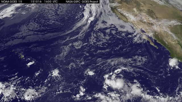 Satellite Animation Shows Olaf Grow into a Major Hurricane