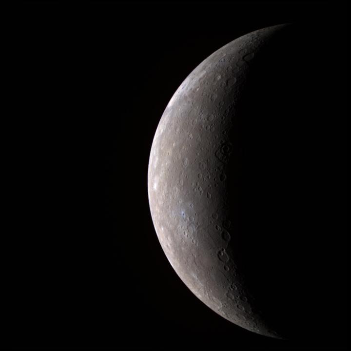 Mercury as the Eye Would See It