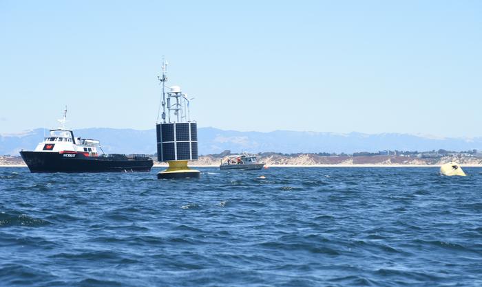 Self-Powered Ocean Buoy Deployed in Monterey Bay