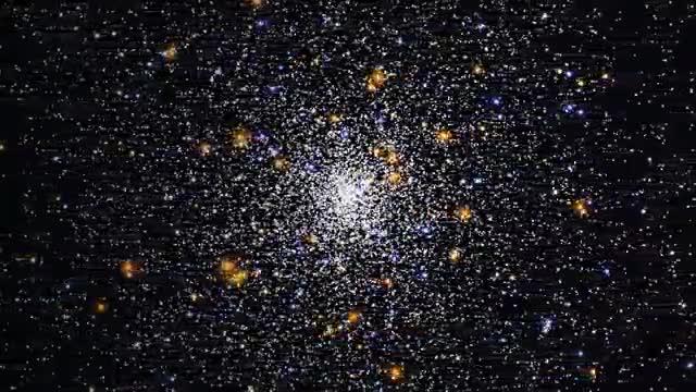 Hubble's Celestial Snow Globe Greeting